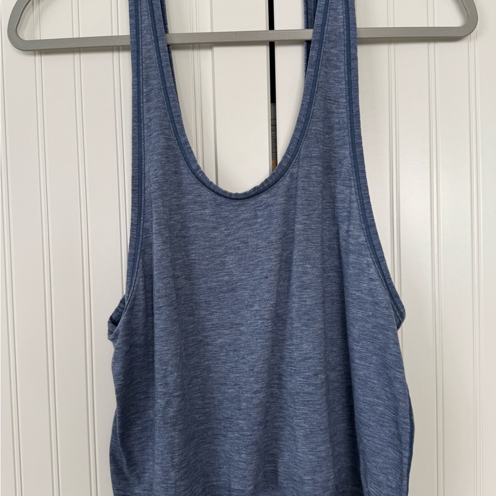 Lululemon Athletica Heathered Blue Tank Top - Medium